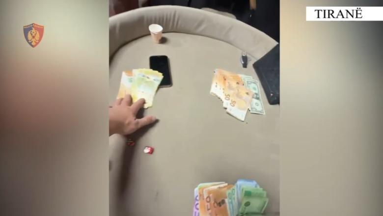 Operacion kundër lojërave të paligjshme të fatit në Tiranë, arrestohen 4 persona! Sekuestrohen tavolina pokeri, celularë dhe shuma parash