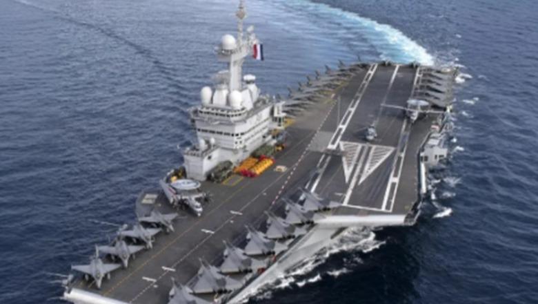 Mision në Ngushticën e Hormuzit, aeroplanmbajtësja franceze Charles-de Gaulle pozicionohet në Lindjen e Mesme