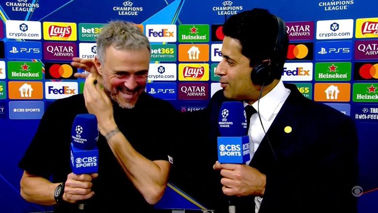 Nasser Al Khelaifi i emocionuar: Luis Enrique revolucionarizoi futbollin, është trajneri më i mirë në botë