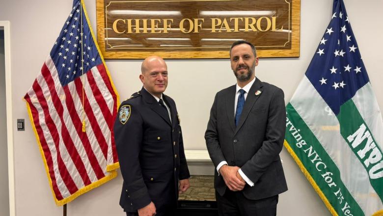 Ministri Lamallari vizitë në Policinë e New York-ut: Shkëmbim eksperience me NYPD dhe takim me efektivët shqiptarë