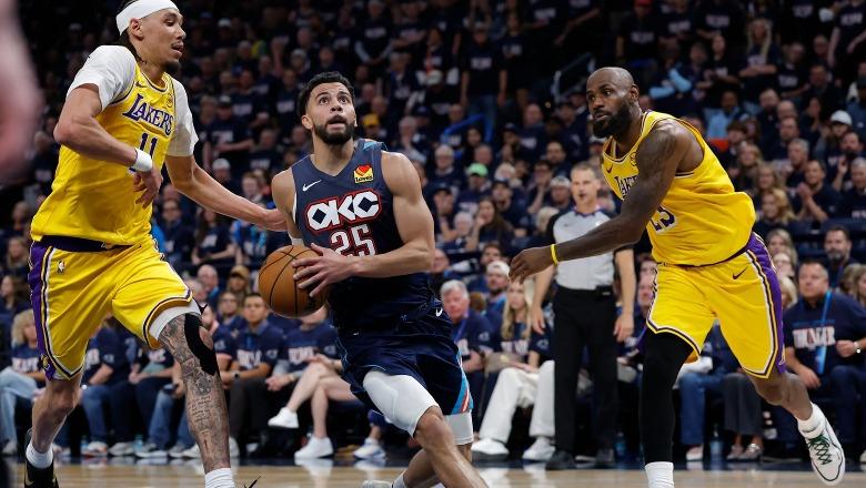 NBA/ Kampionët e Oklahomas fitojnë kundër Lakers dhe e dërgojnë serinë në 2-0, sukses edhe për Detroit