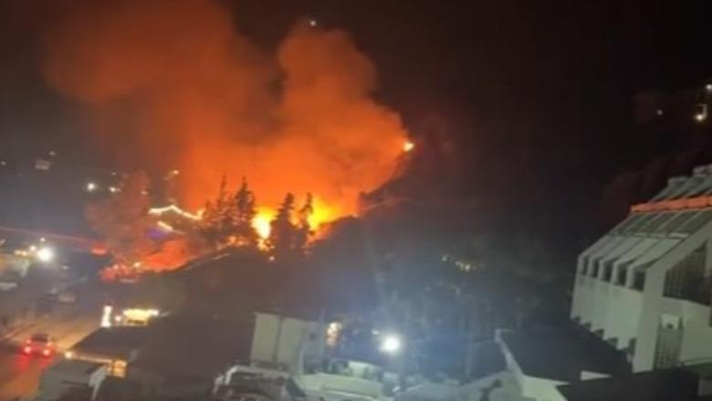 Përfshihet nga flakët një lokal në Radhimë të Vlorës, forcat zjarrfikëse në vendngjarje