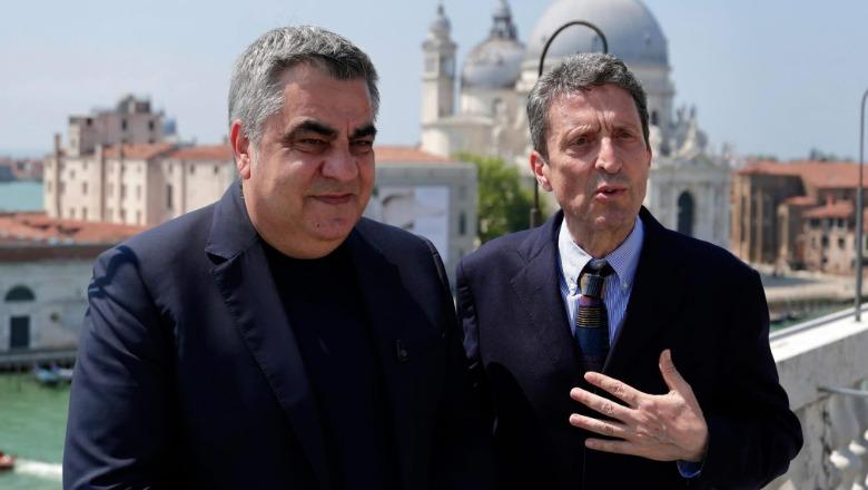 Ministri Gonxhja takim me Presidentin e Bienales së Venecias, në fokus forcimi i partneritetit kulturor mes Shqipërisë e Italisë