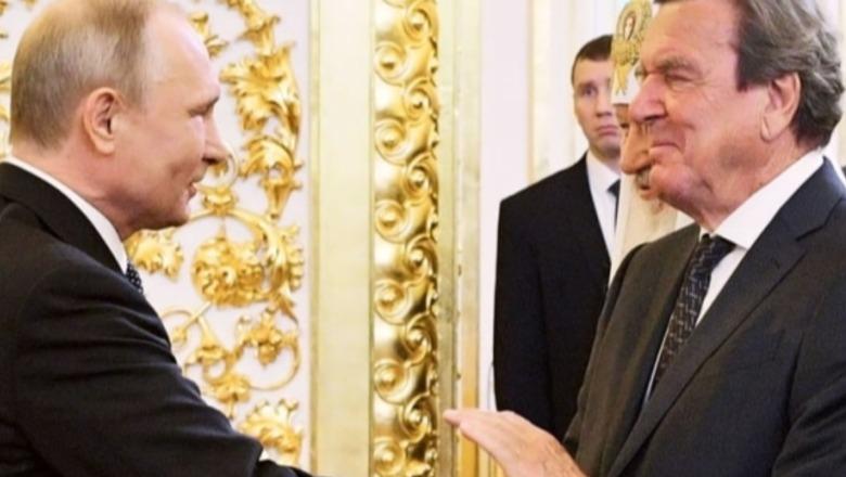 Gerhard Schröder, ish-kancelari gjerman që kaloi në shërbim të Vladimir Putin! Për të, cari rus është ‘i vetmi njeri që mund t’i japë fund luftës’