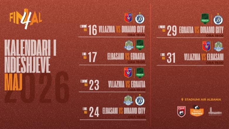 “Abissnet Superiore” hyn në fazën vendimtare, përcaktohet kalendari i ndeshjeve në “Final 4”