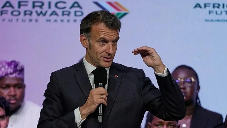 ‘Dëgjoni ose ikni’, presidenti Macron vë rregull në samitin e zhurmshëm në Kenia