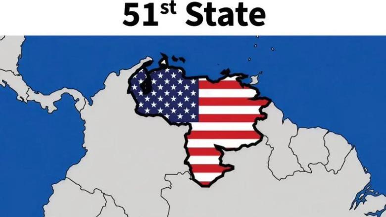Trump publikon hartën, përfshin Venezuelën si shteti i 51 i SHBA-së! I përgjigjet presidentja Rodriguez: Nuk jemi koloni, por vend i lirë