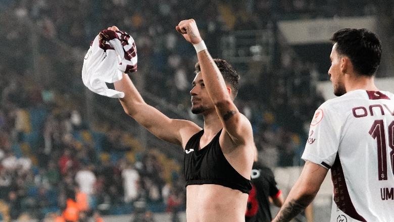 VIDEO/ Të gjithë me duart në kokë, Ernest Muçi shënon supergol në shtesë dhe dërgon Trabzonsportin në finalen e Kupës së Turqisë