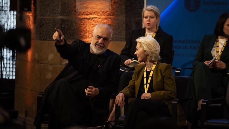 Charlemagne Prize/ Rama nga Gjermania: Nder të isha pjesë e grupit të miqve të nderit në ceremoni