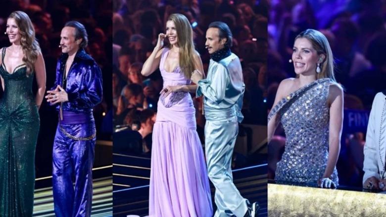 Kosova 'ngjitet' në skenën e Eurovision, prezantuesja vishet nga duart e Valdrin Sahitit dhe Drenusha Xharrës