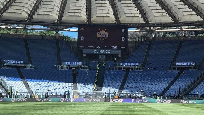 Ultrasit e Lazios bojkotojnë sfidën kundër Romës, stolat mbeten bosh në 'Olimpico': Dinjiteti dhe respekti vlejnë më shumë se një derbi