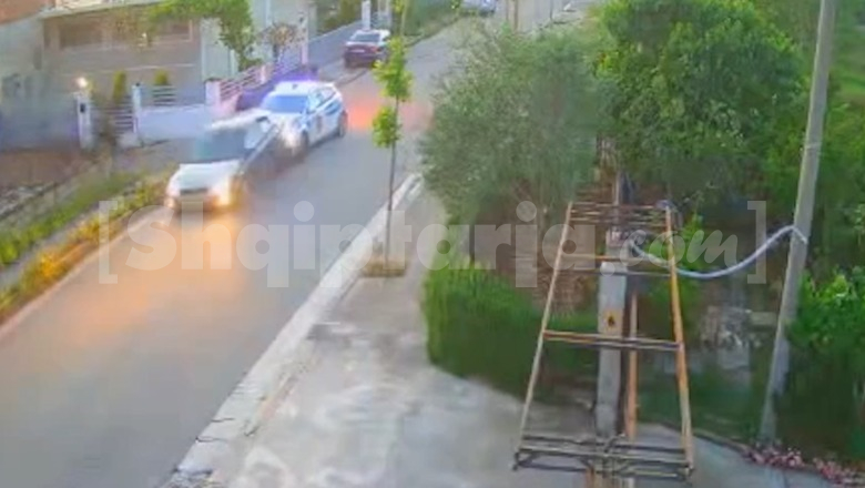 U përpoq t’i shmangej policisë, momenti kur shoferi i dehur në Durrës godet makinën e efektivëve