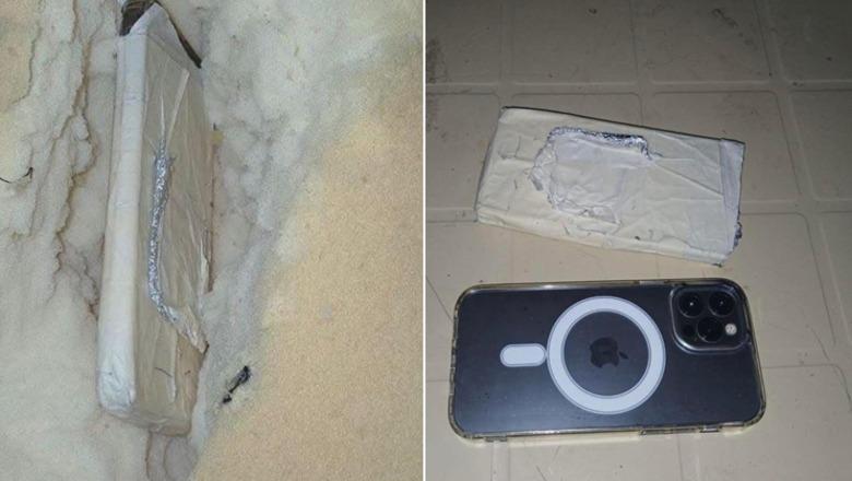 I kamufluar me copë të bardhë dhe i fshehur në dyshek, gjendet iPhone në burgun e Vlorës