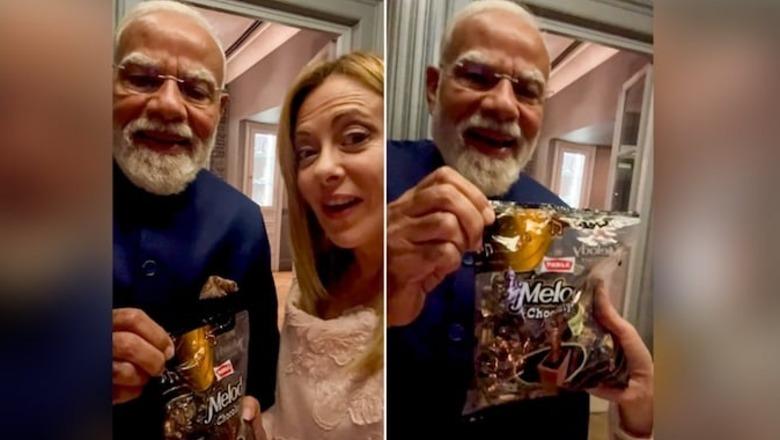 Miqësia e veçantë Meloni-Modi, kryeministri indian i dhuron çokollatat e personalizuara ‘Melody’