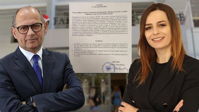 Skandali/ Dekania e Drejtësisë konkurron për anëtare të KLGJ, rektori  e pezullon nga detyra! Ligji thotë që s’merr pjesë vetëm në përzgjedhjen  e kandidatëve