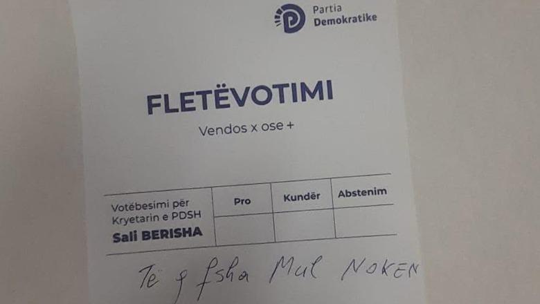 FOTOLAJM/ Vota më e sinqertë për Berishën: Të q*fsha Mul Nokën 