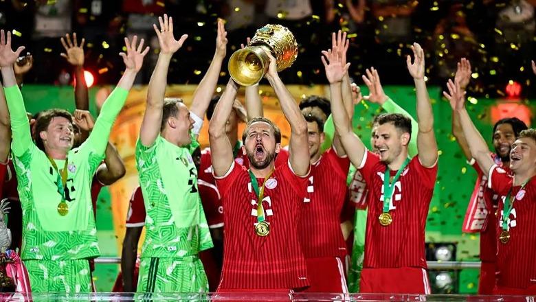 GOLAT/ Tripletë nga Harry Kane, Bayern mposht Stuttgartin dhe fiton Kupën e Gjermanisë për herë të 21-të në histori