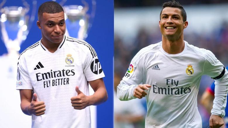 Kylian Mbappe barazon rekordin e Cristiano Ronaldos te Real Madridi