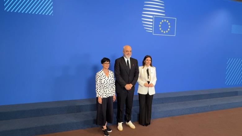 Konferenca e 8-të Ndërqeveritare Shqipëri-BE, kryeministri Rama takim në Bruksel me Komisioneren Marta Kos dhe zv.ministren e Qipros