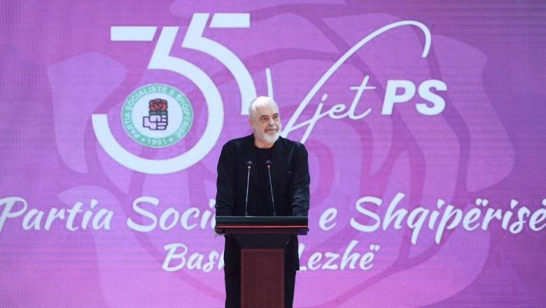 35-vjetori i PS/ Rama në Lezhë: Jemi forcë ndërtuese, jo shkatërruese! ADN jonë është interesi kombëtar, s’e përdorim pushtetin për hakmarrje politike (VIDEO)