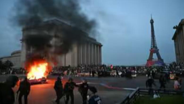 VIDEO/ 416 tifozë të arrestuar dhe shtatë policë të plagosur, Parisi në kaos gjatë festimeve për suksesin e PSG-së në Champions League