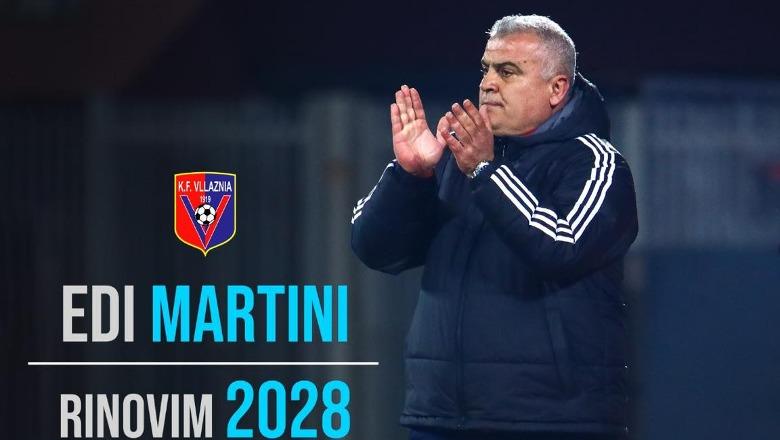 Zyrtare/ Dështoi për të siguruar titullin kampion, Vllaznia i beson Edi Martinit edhe për dy sezone! Rinovon me trajnerin