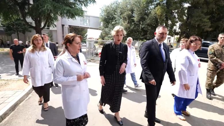 Rikonstruksioni i Spitalit të Traumës vijon, Ministrat Sala dhe Nufi inspektojnë punimet: Shërbimi për pacientët pa ndërprerje