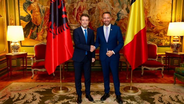 Zëvendëskryeministri belg pret ministrin Hoxha në Bruksel: Belgjika do të hapë ambasadë në Tiranë, vlerësojmë progresin e Shqipërisë drejt BE-së