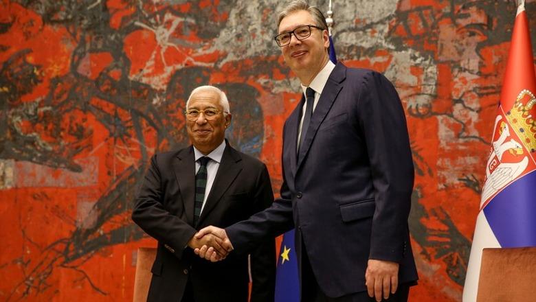 Vizita në Ballkan, Antonio Costa në Beogradi: Rruga e Serbisë drejt BE-së është e vështirë, por është e qartë