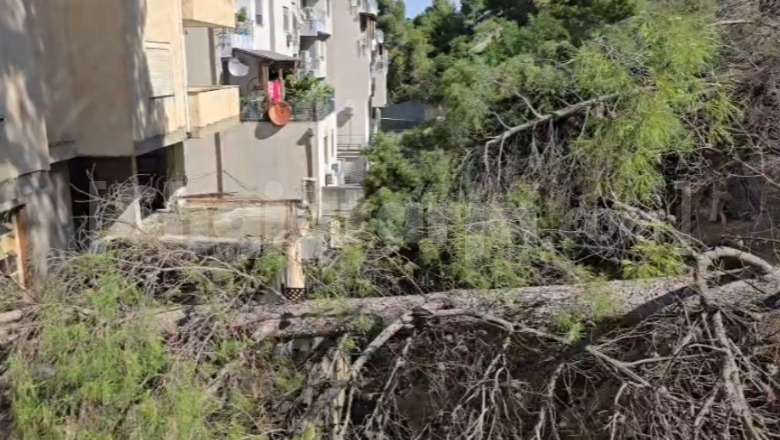 Durrës/ Rrëshqitje dherash në Currila, evakuohen banorët! Dëmtohet muri i restorantit në katin e parë të pallatit, pronari: Kemi vite që ankohemi
