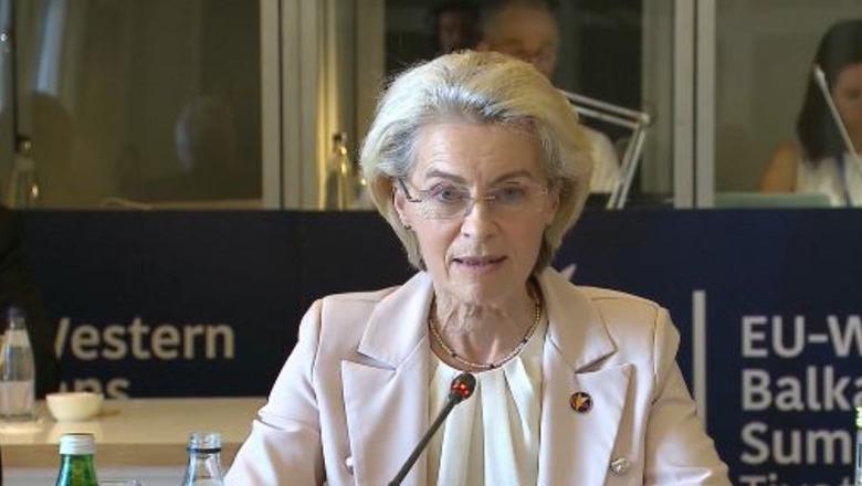 'BE nuk do të jetë e plotë pa Ballkanin Perëndimor', Von der Leyen mesazh nga Samiti i Tivarit