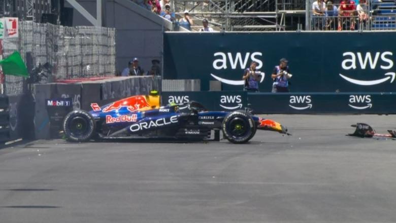 VIDEO/ Aksident i çuditshëm i Isack Hadjar, piloti i Red Bull përplaset me barrierat anësore në provat e lira të Monacos