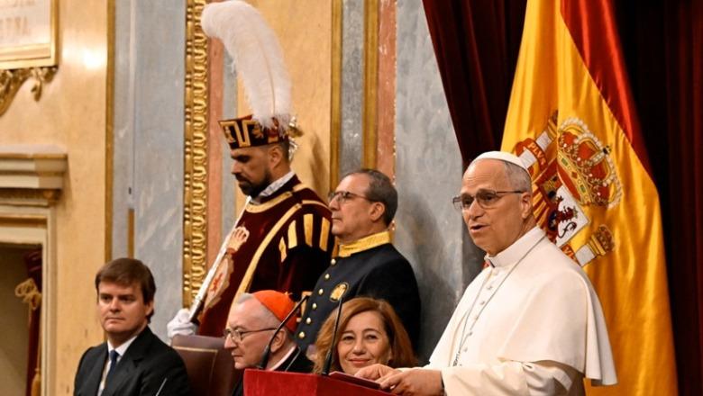 Papa Leone XIV mban fjalim në Madrid: Bota po kalon krizë shpirtërore dhe kulturore, jeta duhet të mbrohet në çdo rrethanë