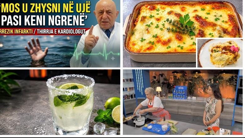 Emisioni i plotë ‘Rreze Dielli’, 11 Qershor 2026 – Receta / Kujdesi kardiak nga temperaturat e larta
