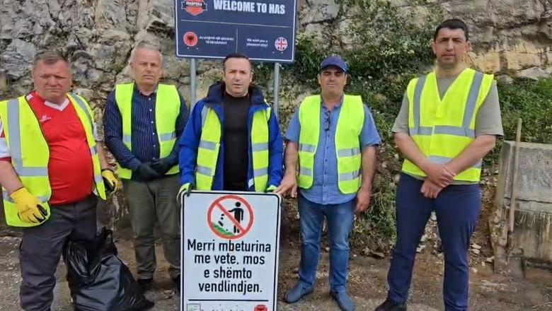 ‘Krenari ta mbash të pastër vendin tënd’, aksion në Has për pastrimin e mbetjeve