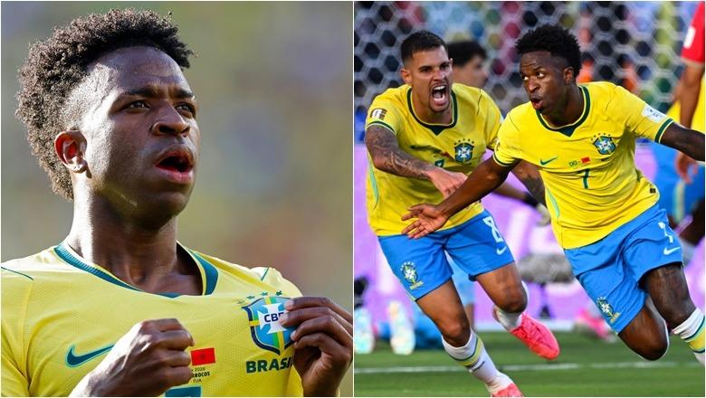 LIVE/ Dy gola në 32 minuta, Vinicius barazon ndeshjen! Brazil 1-1 Marok në New Jersey