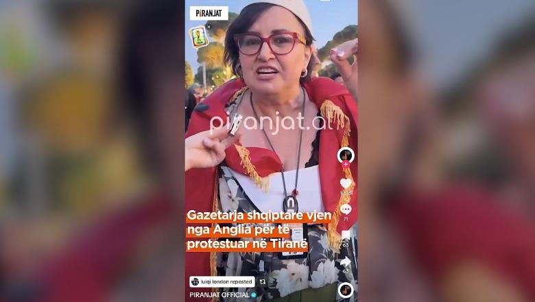Protesta/ Syri Tv trumbeton si protestuese ‘gazetaren’ shqiptare nga Britania, por BBC e 'demaskon': Ja kush është ‘Gjyshja’ e dënuar me 5 vite burg për trafik emigrantësh