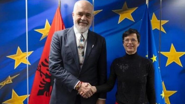 Rama shpërndan fjalimin e Marta Kos: Komisioni Europian është njohur në detaje me procesin e dokumentuar administrativ lidhur me Sazanin e Zvërnecin