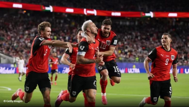 Austria e nis me fitore Botërorin, mund 3 -1 debutuesit e Jordanisë, shënon gol edhe Arnautovic 