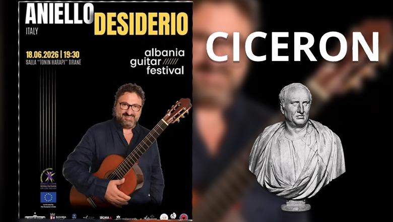 Aktivitetet kulturore/ Kitaristi italian Aniello Desiderio për herë të parë në Tiranë! ‘Kur takohen traditat’, koncert në muzeun etnografik
