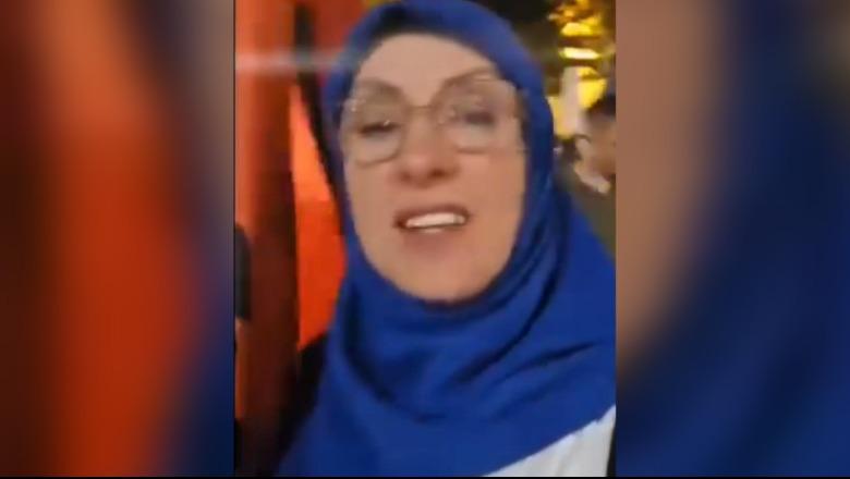 Spikerica e Iranit/ Ikballe Huduti në protestat e Tiranës, kërkon dorëheqjen e Edi Ramës