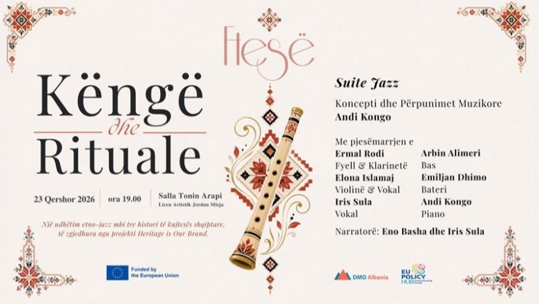 'Këngë dhe Rituale”, suita jazz që sjell kujtesën shqiptare në skenë! Hyrja e lirë për publikun