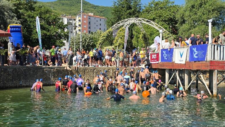  ‘Triathlon Pogradec’, 120 sportistë garojnë në 3 disiplina! Triumfojnë dy sportistët nga Kosova