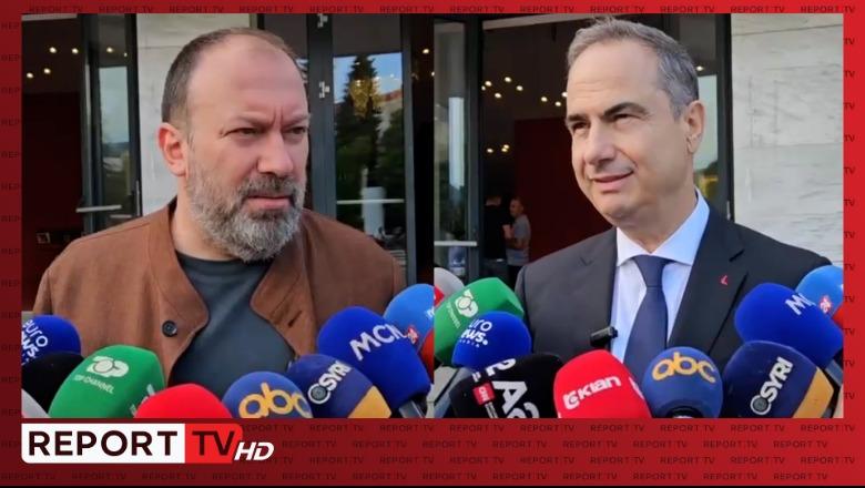 Dëgjesat për ‘Territorialen’ në Korçë/ Mazniku për protestat: Janë pjesë e demokracisë, ne do të vazhdojmë punën! Boçi: Parrulla 'Berisha ik' nuk na ndikon