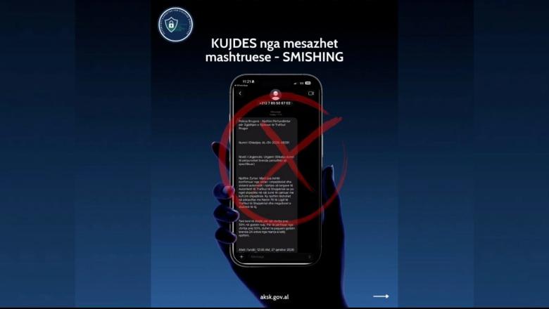 Kujdes nga SMS-të mashtruese për gjobat e makinës, AKSK paralajmëron qytetarët: Mos klikoni te linku, mund t'ju vjedhin të dhënat