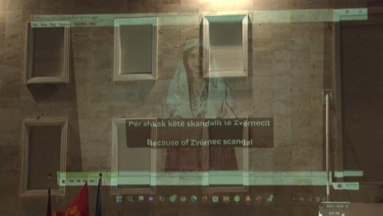 Protestuesit ironizojnë Ramën/ Diella ‘flet’ nga protesta: Jap dorëheqjen nga qeveria pas skandalit të Zvërnecit, radha juaj kryeministër