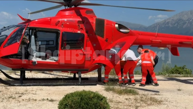 Plagosja në Pogradec/ Plumbi në këmbë i preku një venë kryesore, Brian Syzo transportohet me helikopter te Trauma