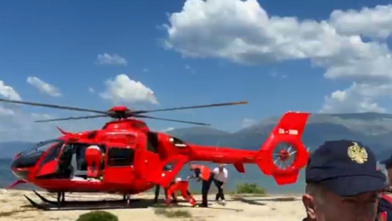 Plagosja në Pogradec/ Plumbi në këmbë i preku një venë kryesore, Brian Syzo transportohet me helikopter te Trauma