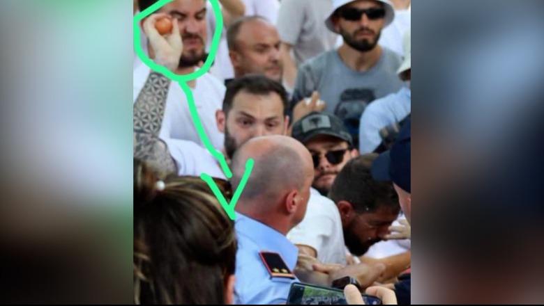Taulant Balla publikon foto të Gentjan Prognit duke goditur policin me vezë: Është shkelës i shumëhershëm i ligjit! Kjo bandë kriminale po e përdor protestën për interesat e veta