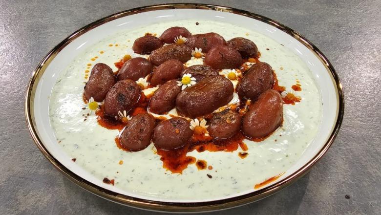 Patate krokante me salcë djathi nga zonja Albana